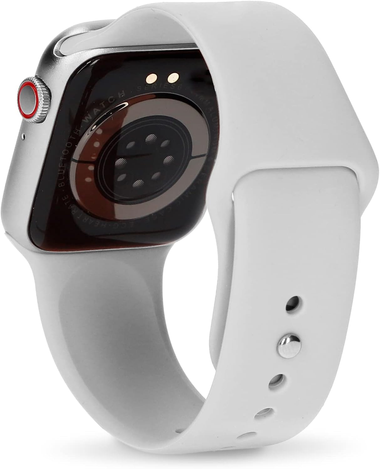 Ksix Urban 2 1,75" 44 mm IPS Bluetooth Smart Watch Herzfrequenz mit Schlafmonitor - Weiß