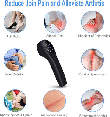 KTS Rotlicht Therapie Kalt Laser Gerät Schwarz