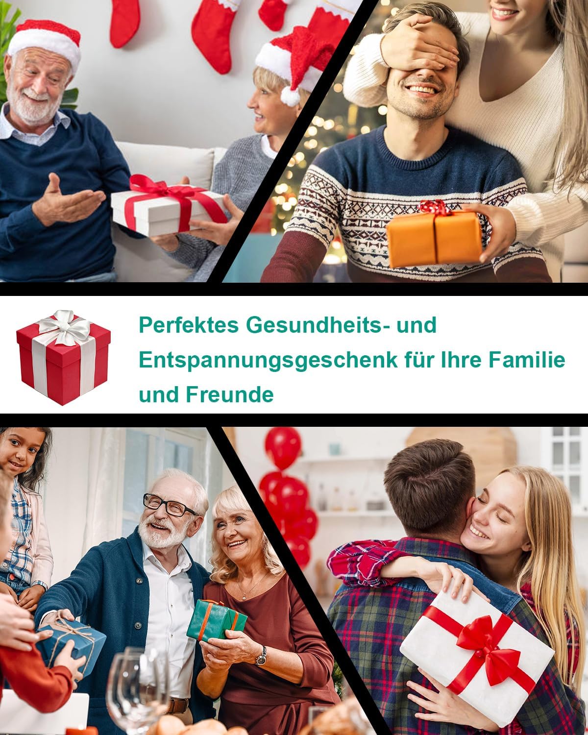 LAOBEN Shiatsu FußMassagegeräT Mit Heizung, Tiefengewebsmassage Mit Massagerollen