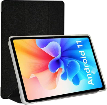 LEHEE Hülle für Teclast T50 Leicht PU Leder Folio Ständer Schutzhülle 11 Zoll, Schwarz