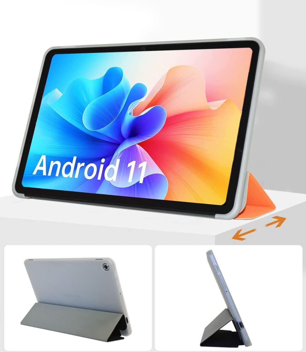 LEHEE Hülle für Teclast T50 Leicht PU Leder Folio Ständer Schutzhülle 11 Zoll, Schwarz