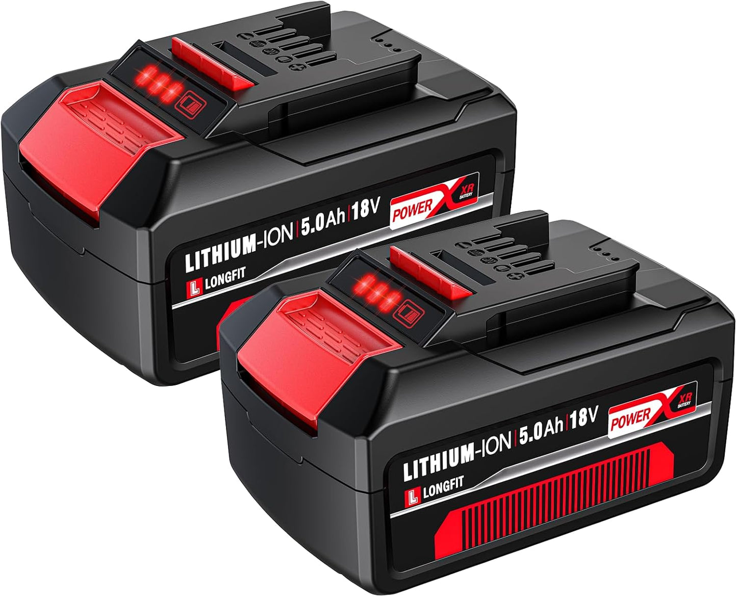 2-Pack Longfit Ersatzakku für Einhell Akku 18V PXC-Twinpack 5,0 Ah