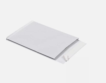 100 X Mailmedia Faltentaschen DIN C4 120 g ohne fenster halfklebung