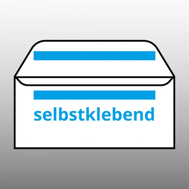 MailMedia Briefumschlag 30005397, C6, fenêtre extérieure, autocollant, 75 g, gris, 1 000 pièces