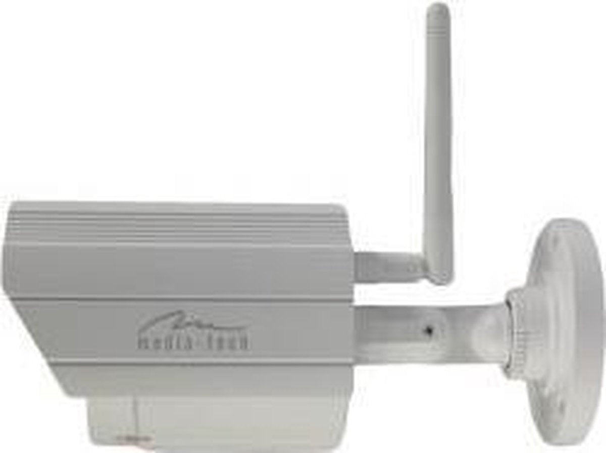 Media Tech MT4052 WLAN IP-Überwachungskamera, HD 720p, Outdoor, IR-Nachtsicht, Mobil- & PC-Steuerung,
