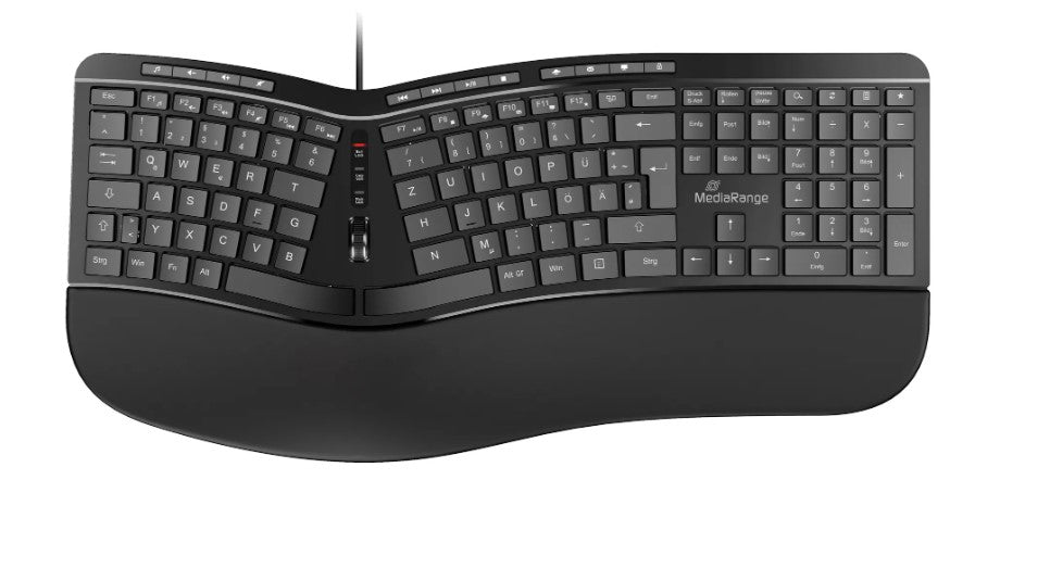 Écran tactile ergonomique de la gamme Media MROS120 avec câble QWERTZ