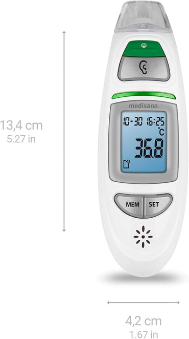 Medisana TM 750 Digitals Fieberthermometer Ohrthermometer Stirnthermometer 6in1