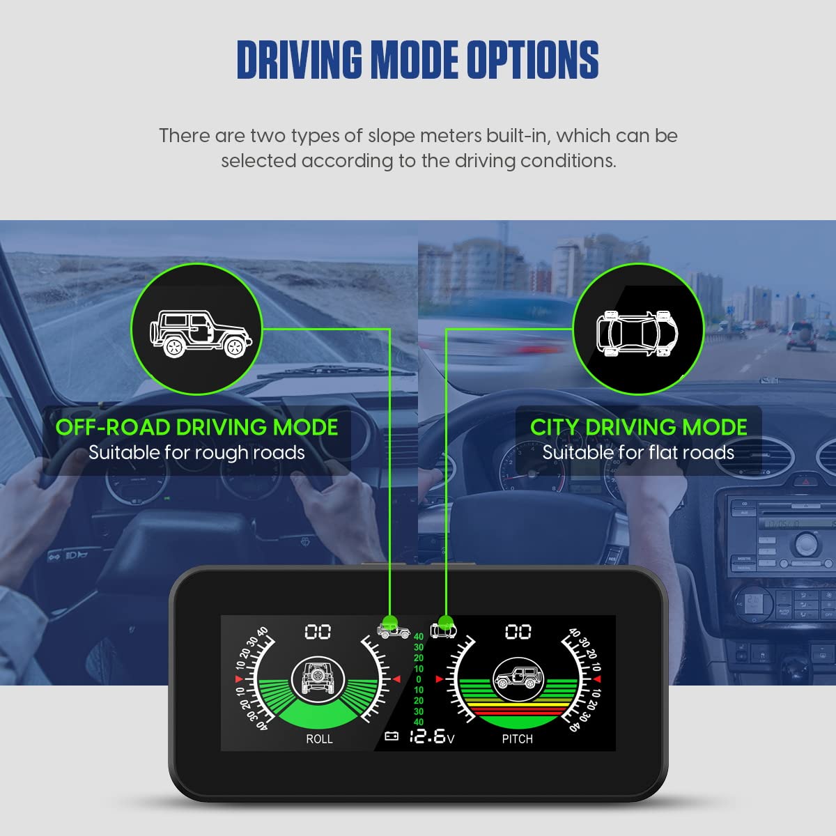 MRCARTOOL M50 Auto Neigungsmesser Kfz GPS Tacho Digital Auto HUD
