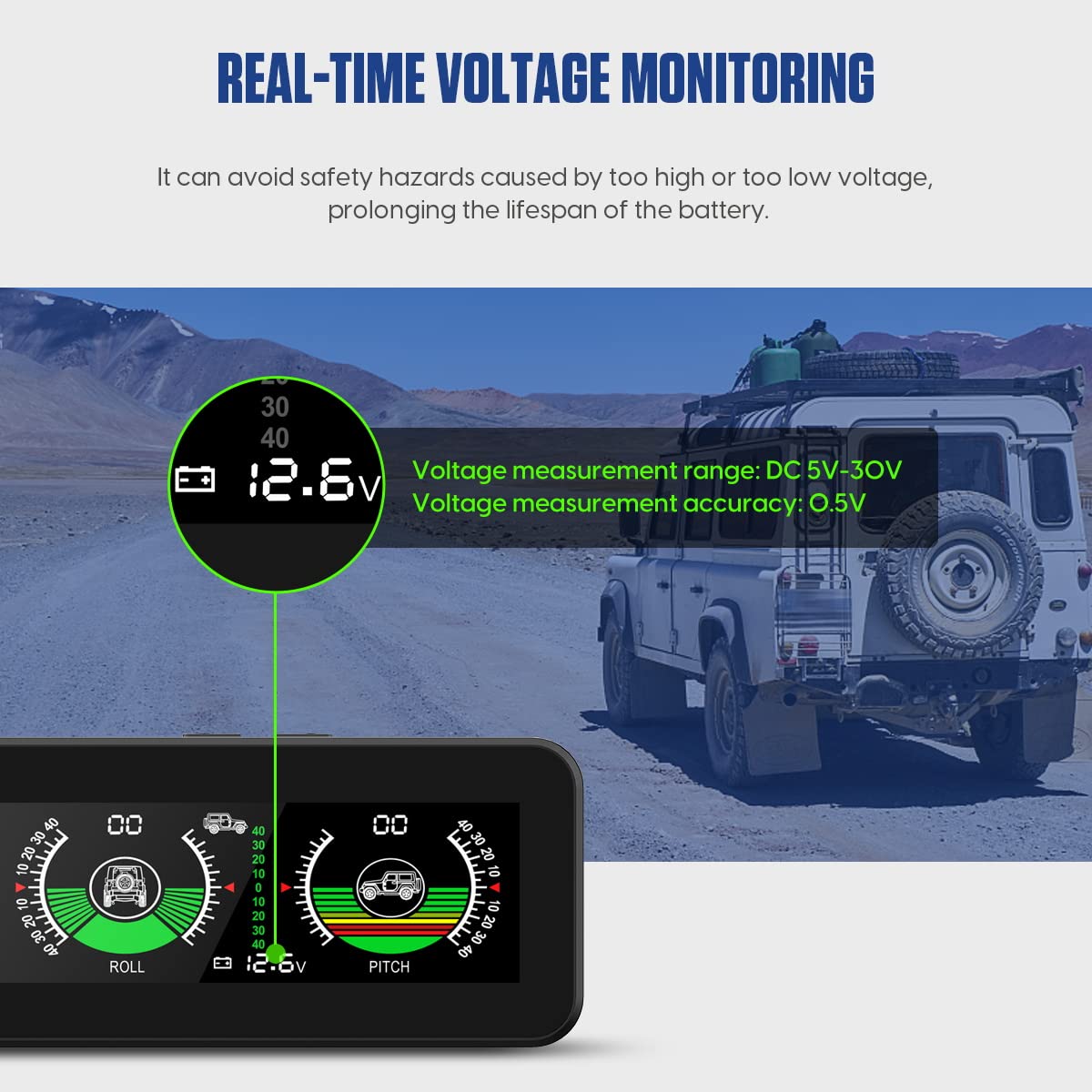 MRCARTOOL M50 Auto Neigungsmesser Kfz GPS Tacho Digital Auto HUD