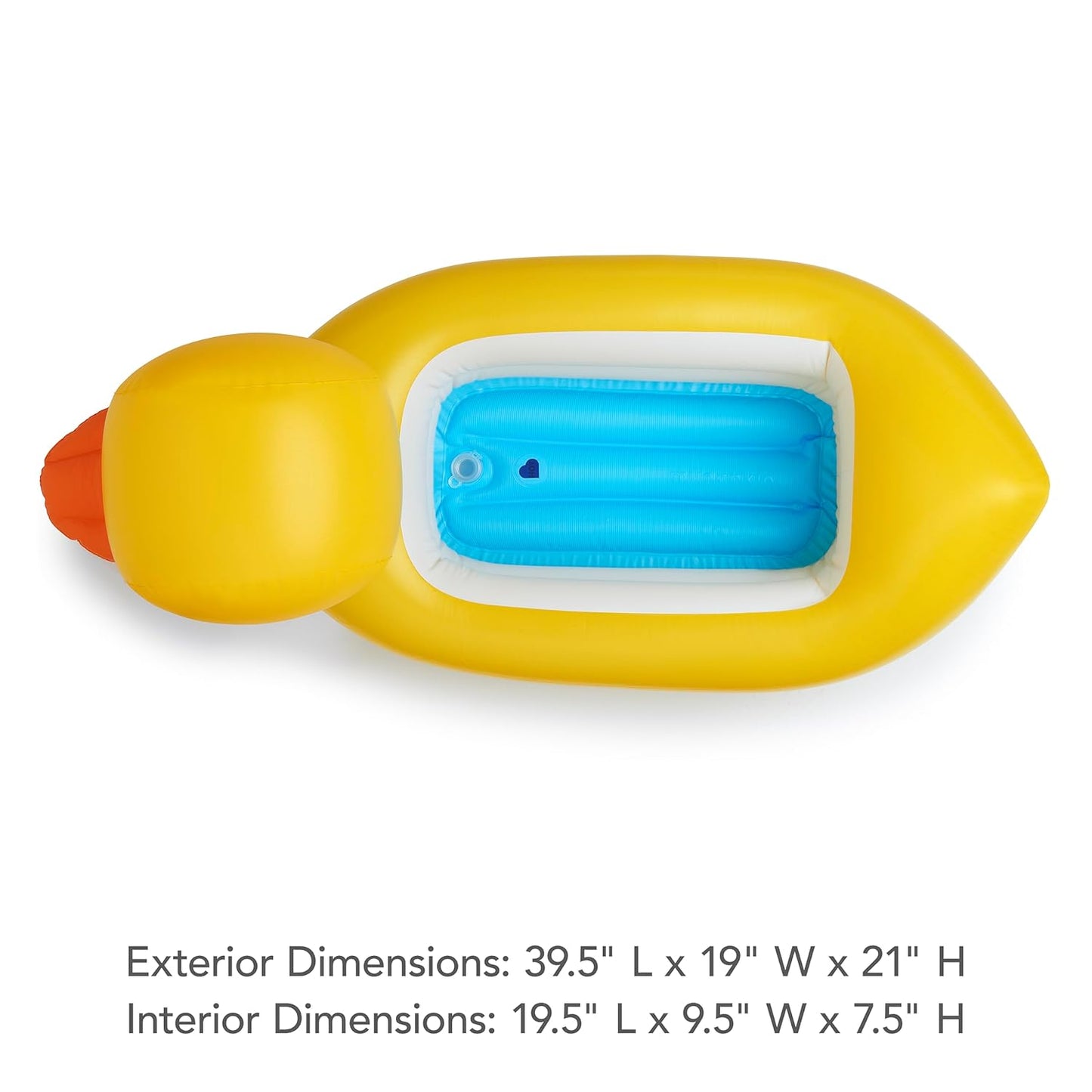 Munchkin White Hot aufblasbare Baby Bade Ente Tube