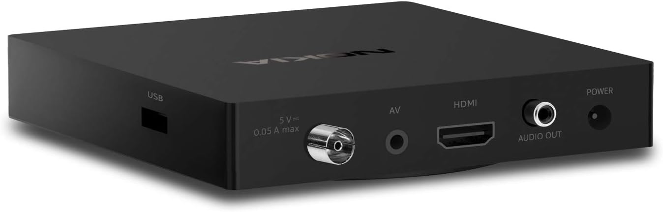 Nokia 6000 Terrestrischer Receiver DVB-T, DVB-T2 Receiver, HD, H.264, HEVC H.265, mit Fernbedienung