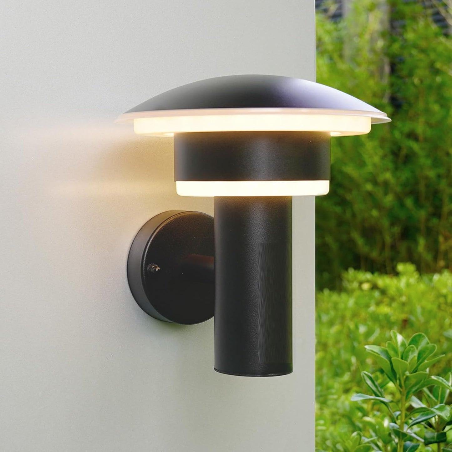 NBHANYUAN Lighting® LED Außenwandleuchte Edelstahl 3000K 1000LM 9W IP44 (ohne PIR Sensor)