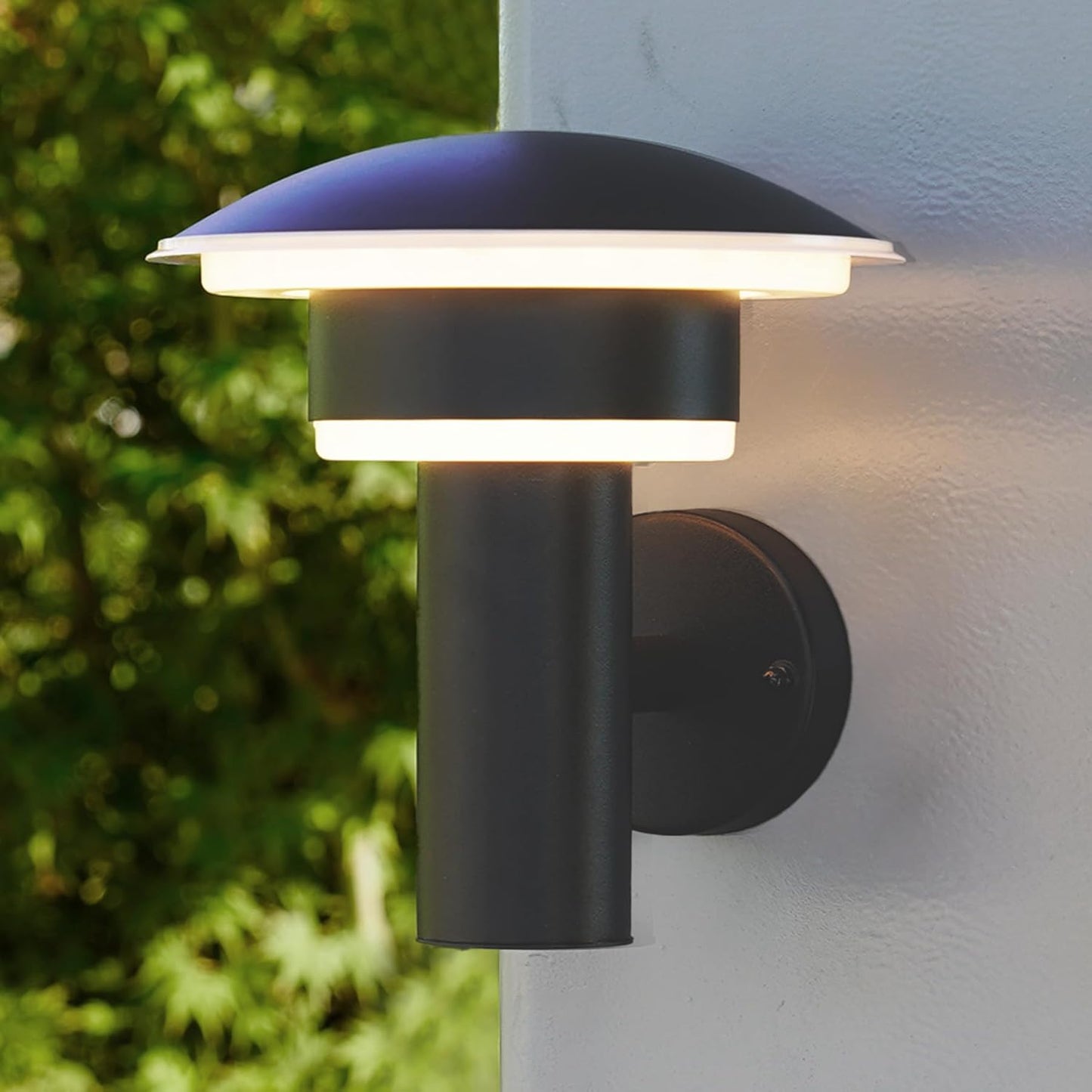 NBHANYUAN Lighting® LED Außenwandleuchte Edelstahl 3000K 1000LM 9W IP44 (ohne PIR Sensor)