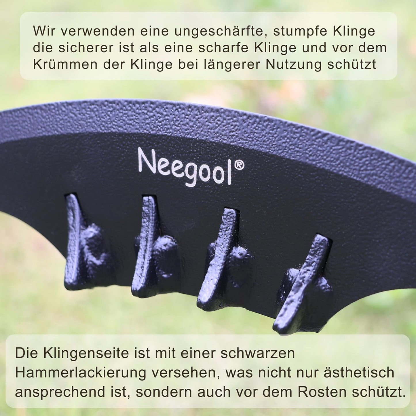 Neegool Holzspalter aus Hartstahl, Manueller Brennholzspalter Anzündholzspalter