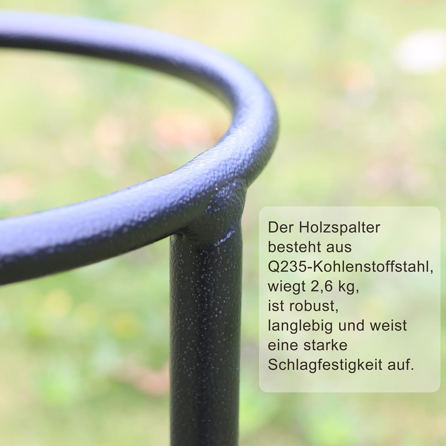 Neegool Holzspalter aus Hartstahl, Manueller Brennholzspalter Anzündholzspalter