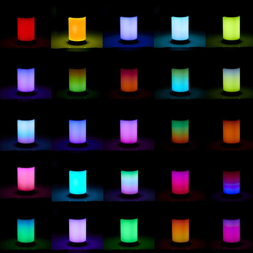 Northpoint LED Tischlampe Nachttischlampe Laterne Outdoor Lampe mit Tragegriff Farbwechsel Warmweiß (Schwarz/Grau)