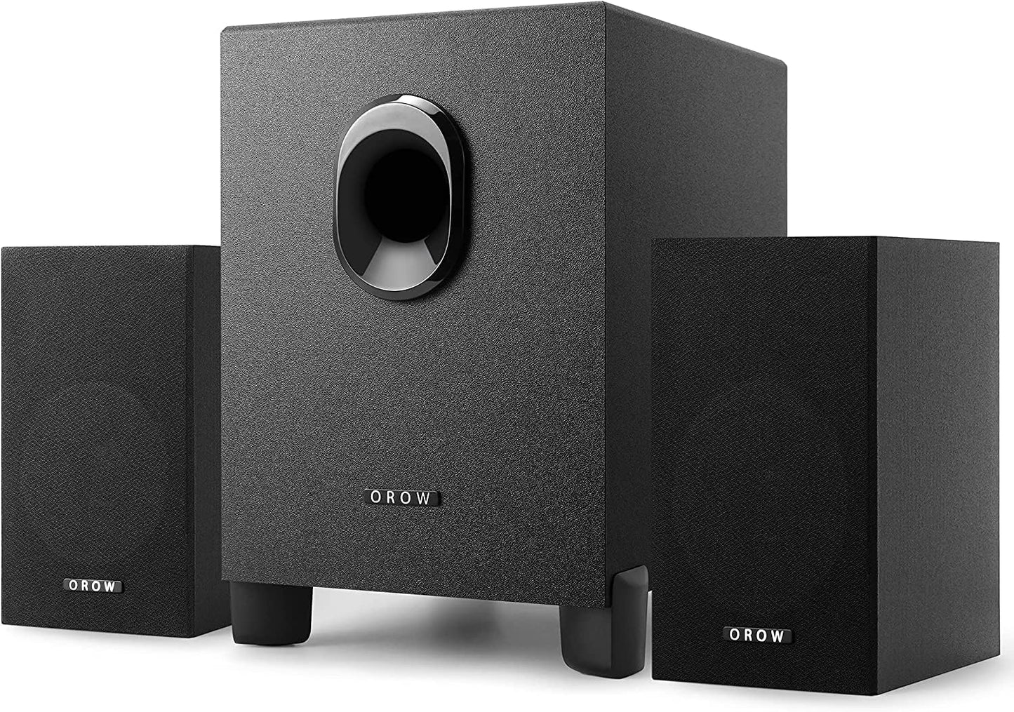OROW PC Lautsprecher,16W 2.1 mit Subwoofer USB HI-FI Stereo