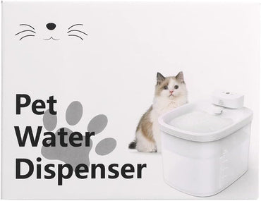 OUKNAK Katzenwasserbrunnen, kabellos, 2,2 LP Haustierwasserbrunnen