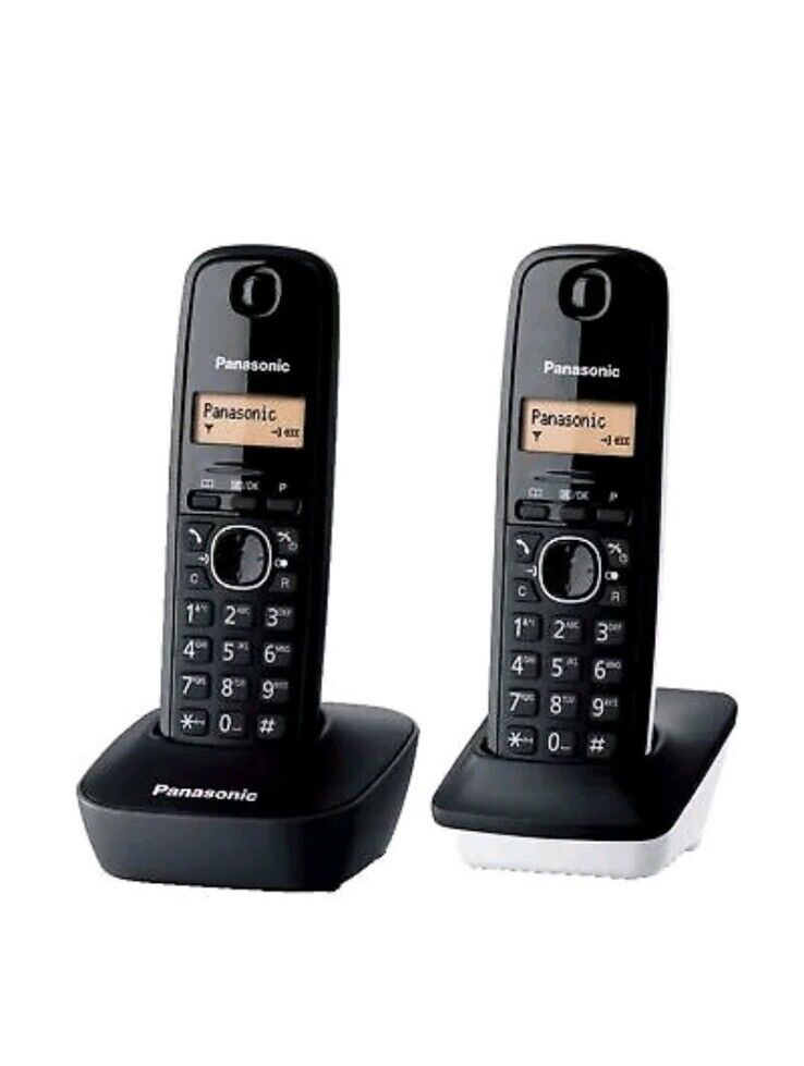 Panasonic KX-TG1612FRH Duo téléphone portable noir