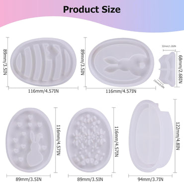Pllieay Gießpulver Starterset, Silikonformen Gießformen Ostern mit Reliefgießpulver 500g