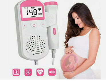 Fetal Doppler pink mit 2.5 MHz Sonde + 100 g Ultraschall Gel