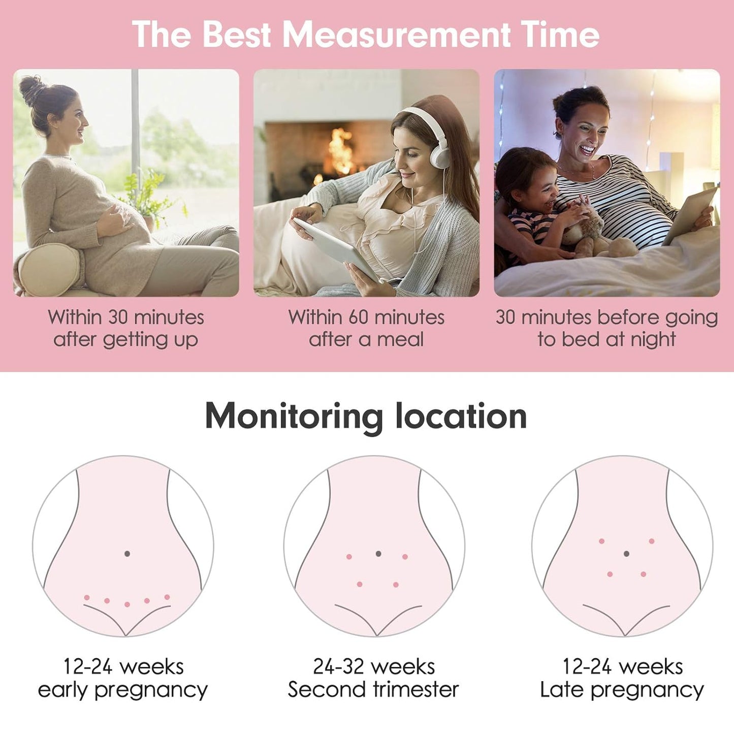 Fetal Doppler pink mit 2.5 MHz Sonde + 100 g Ultraschall Gel