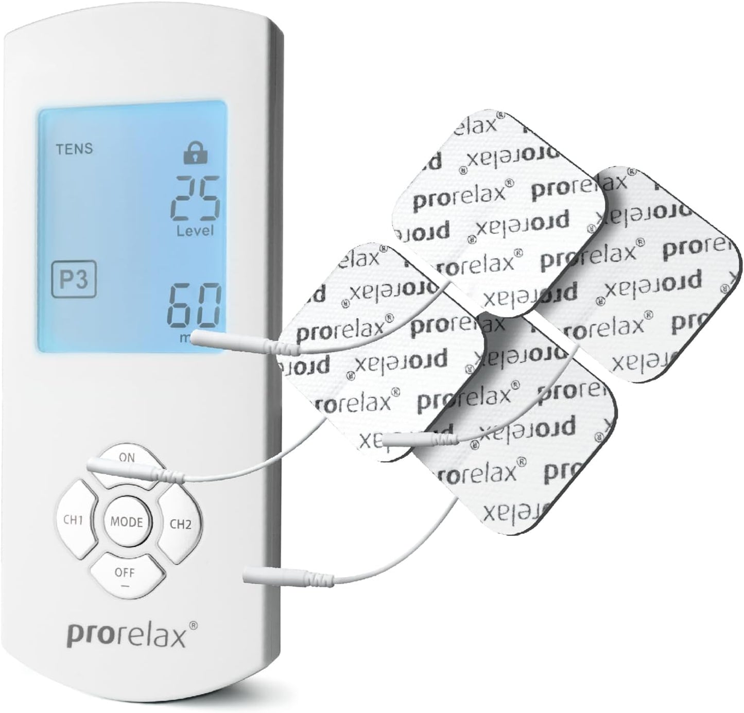 prorelax TENS + EMS Duo Comfort Elektrisches Muskelstimulation-Gerät