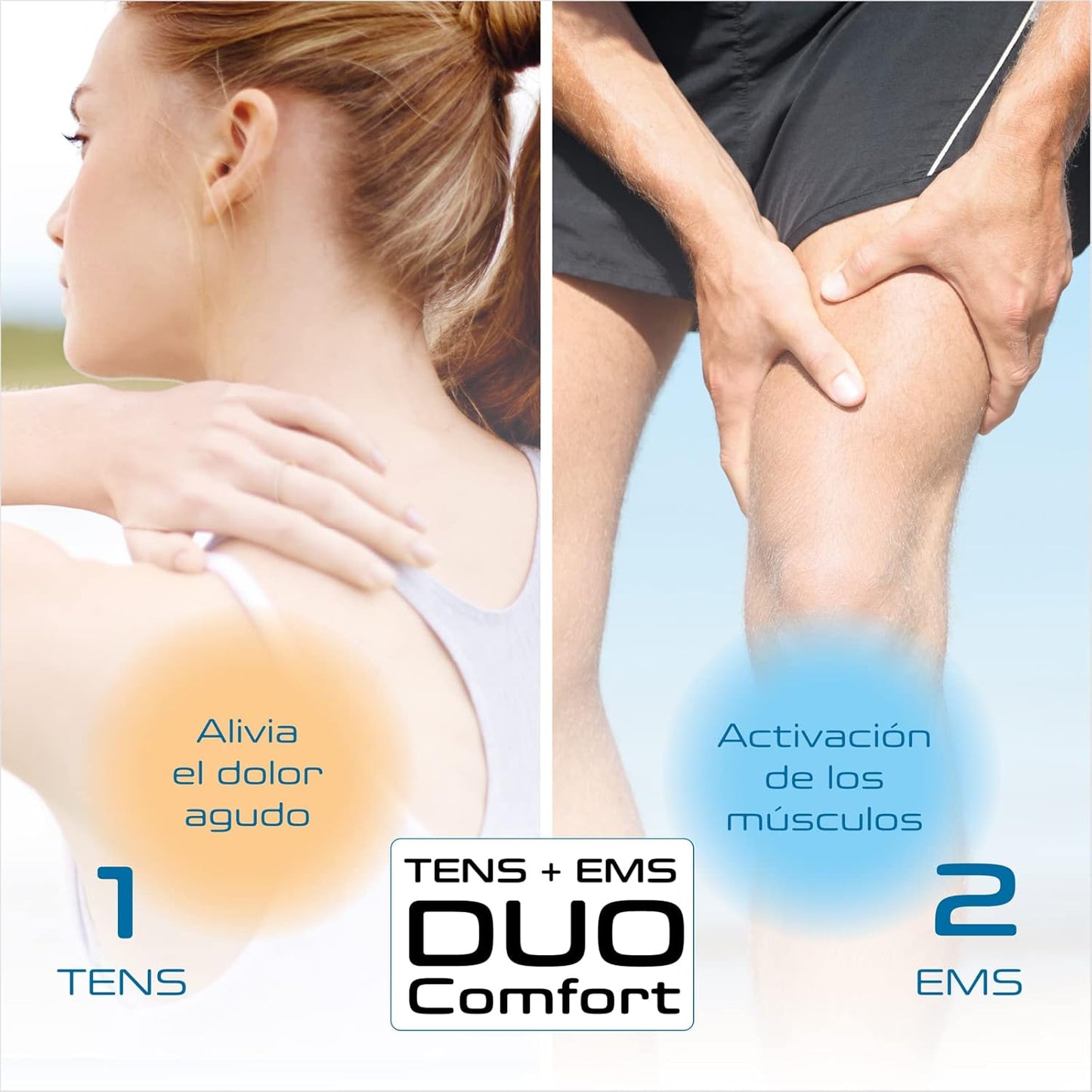 prorelax TENS + EMS Duo Comfort Elektrisches Muskelstimulation-Gerät