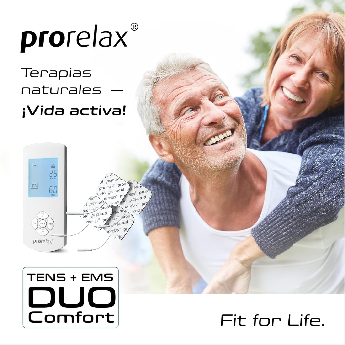 prorelax TENS + EMS Duo Comfort Elektrisches Muskelstimulation-Gerät