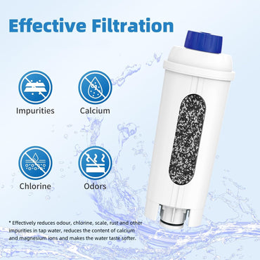 IT'S PURE EXPERT Filtre à eau pour De'Longhi DLSC002, Machines à café et machines à café Filtres à cartouche/Ersatzfilter pour ECAM, ESAM, ETAM Series (2er pack)