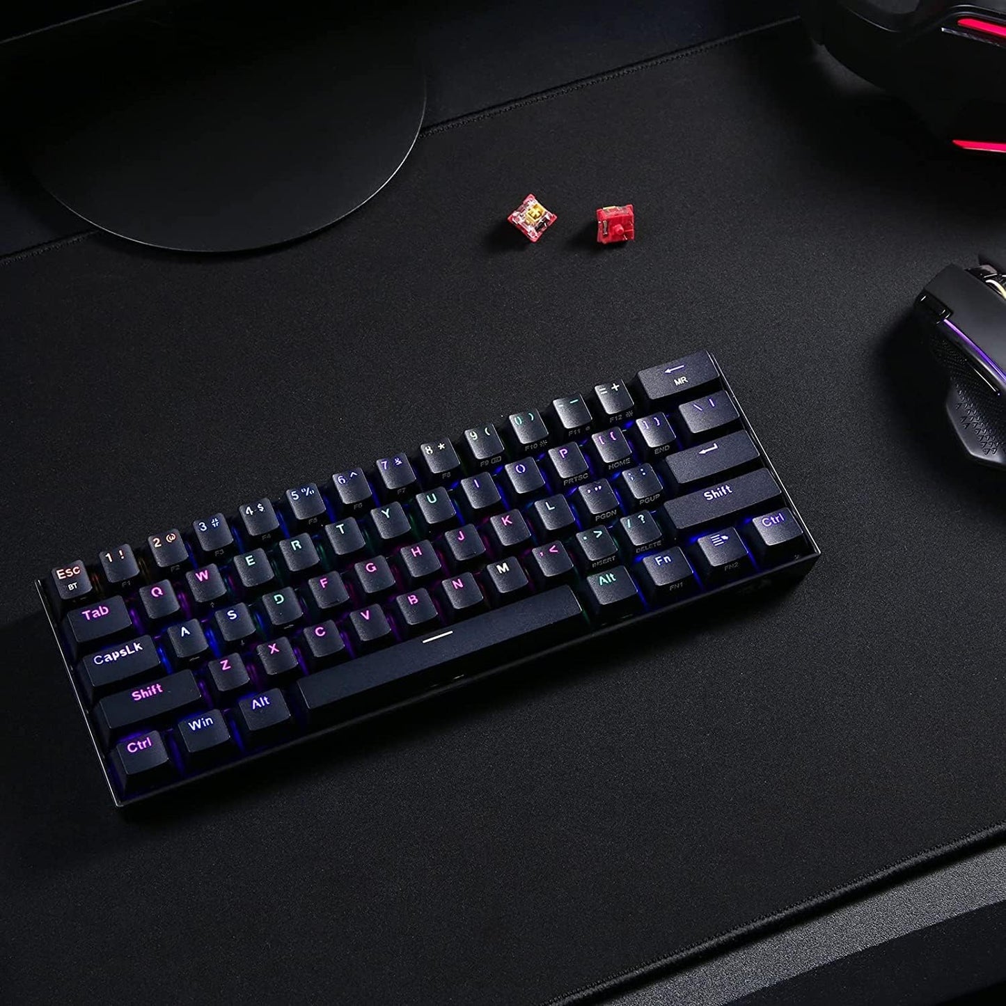 Redragon K530 Pro Draconic 60% Kabellose Mechanische RGB 61 Tasten 2.4 GHz