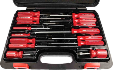 RS PRO Standard-Schraubendrehersatz, 15-teilig Schlitz