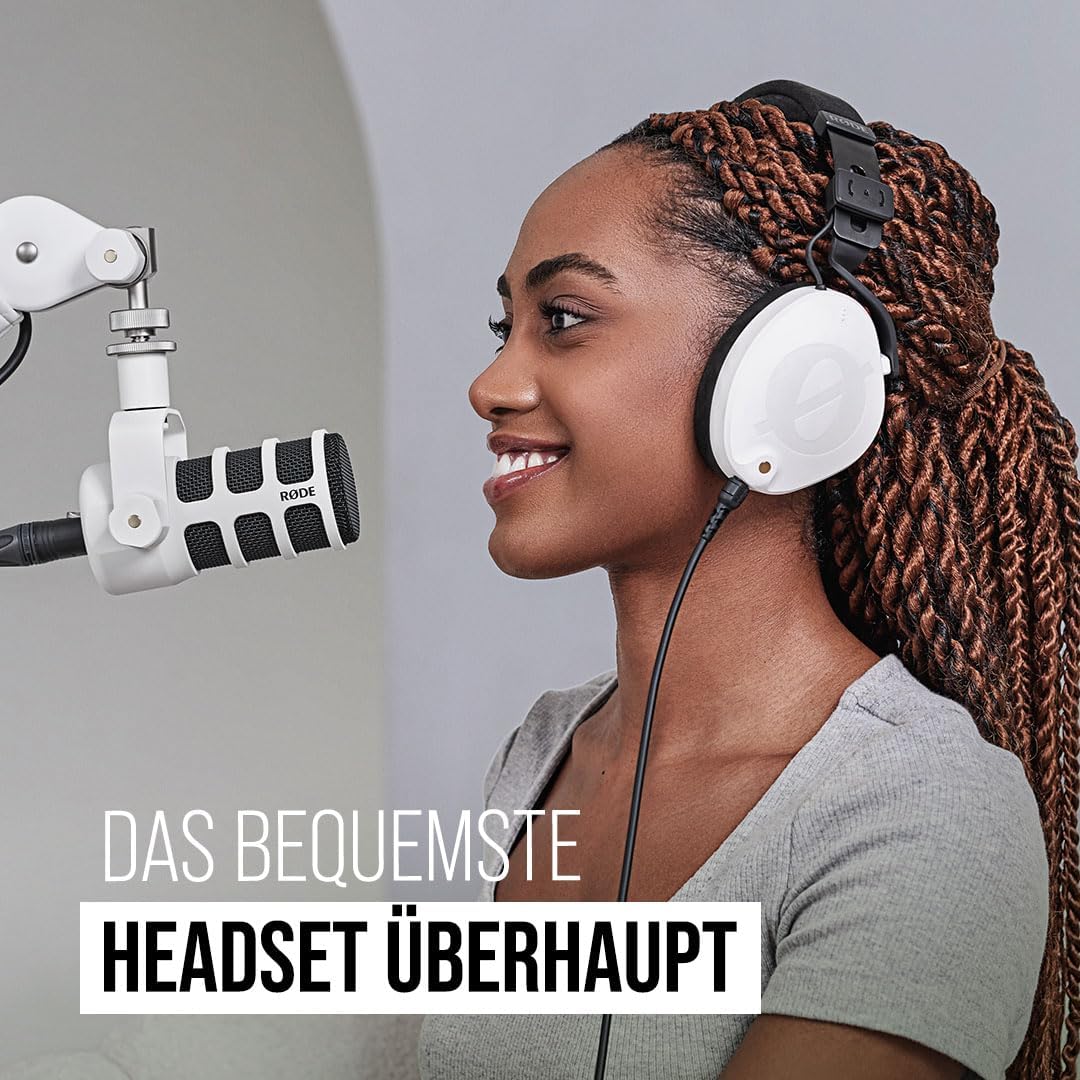 RØDE NTH-100 Professioneller Over-Ear-Kopfhörer für Content-Erstellung, Musikproduktion Weiß