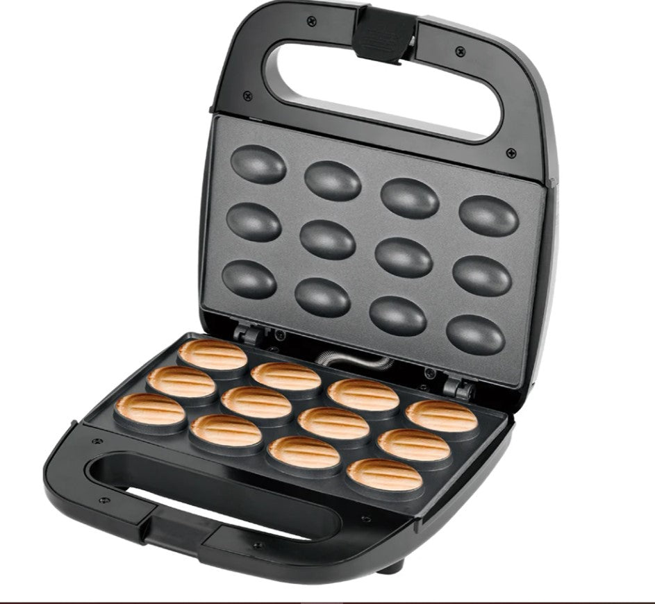 RAF Elektrischer Nussbäcker Waffeleisen für 12 Waffelnüsse 750W Antihaftbeschichtung