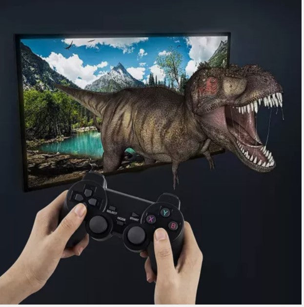 Retro-Videospielkonsole 4K HD TV Game Stick + 2 Wireless Controller