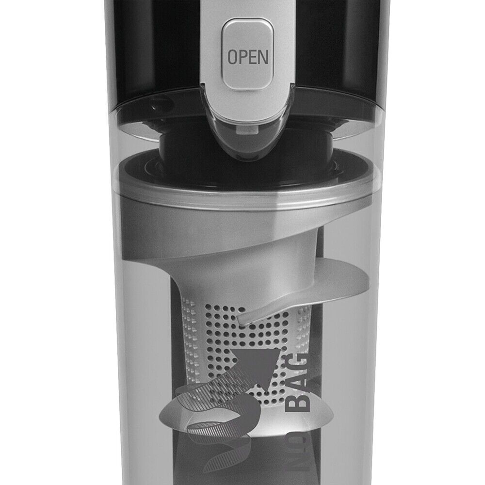 Rowenta RH 6545 Kabelloser Bodenstaubsauger Akku beutellos schwarz/glänzend
