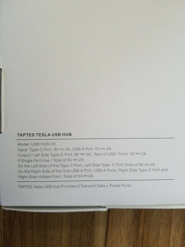 Taptes USB Hub-03 für Tesla Model 3
