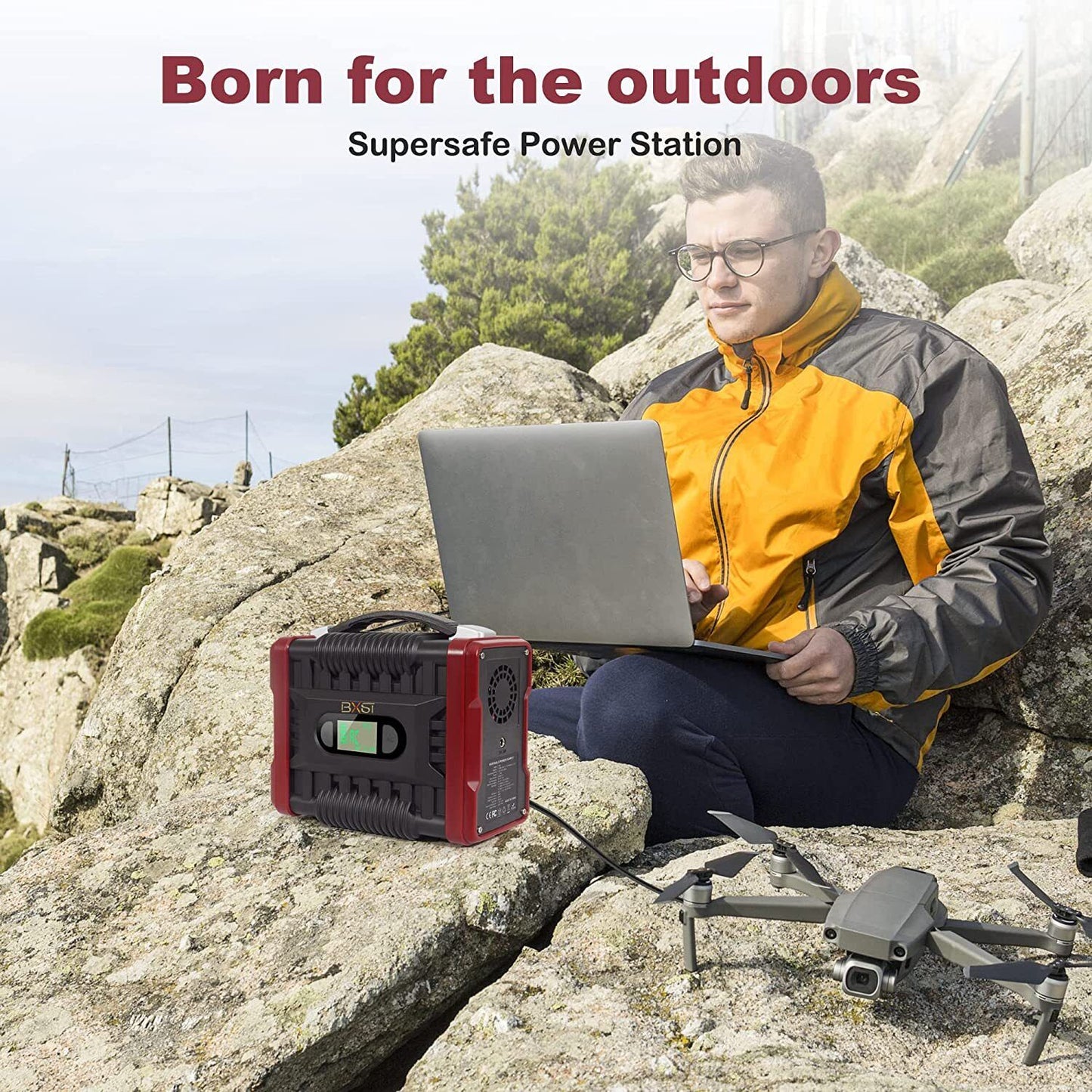 U'King T202 Powerstation Stromgenerator Tragbarer Kraftwerksgenerator 222 Wh 60.000 mAh 3,7 V Solar