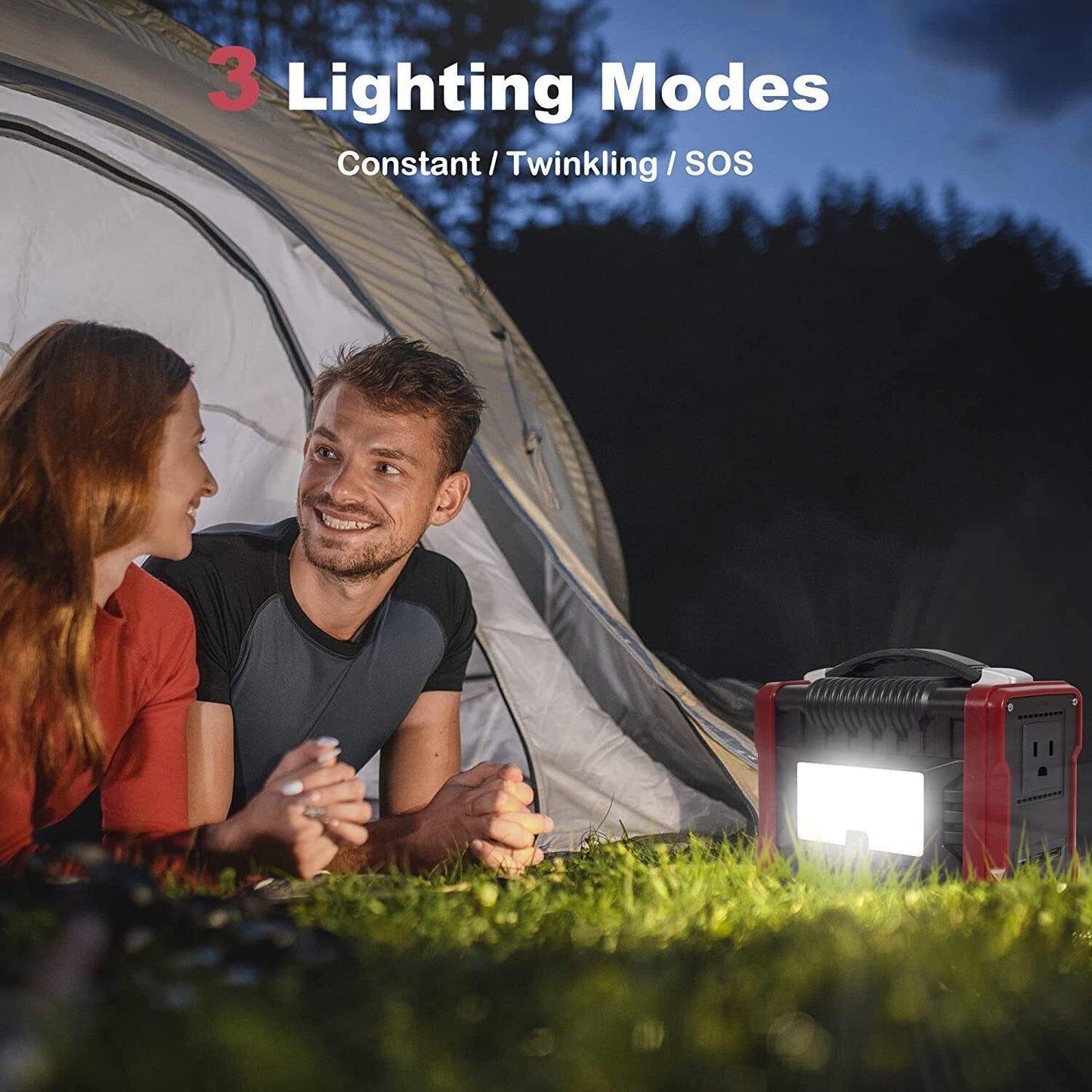 U'King T202 Powerstation Stromgenerator Tragbarer Kraftwerksgenerator 222 Wh 60.000 mAh 3,7 V Solar