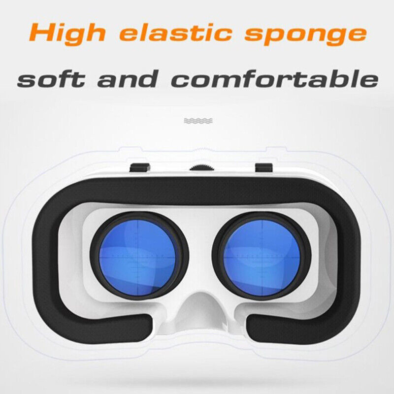 Virtual-Reality-Headset mit 3D-Brille, Virtual-Reality-Headset für Virtual-Reality-Spiele und 3D-Filme