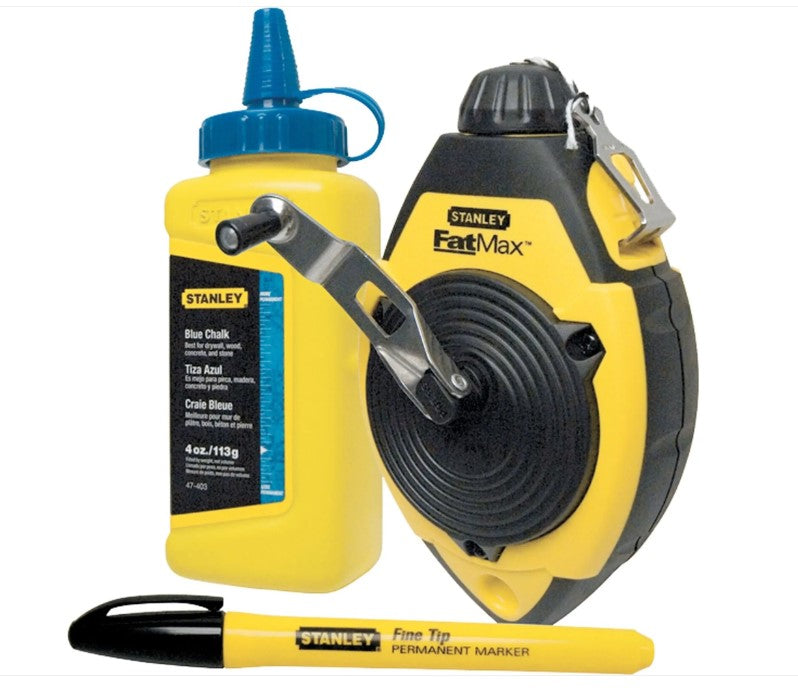 STANLEY Set FatMax bleu Marqueur Kreide 30 m