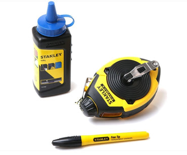 STANLEY Set FatMax blaue Kreide Marker 30 m