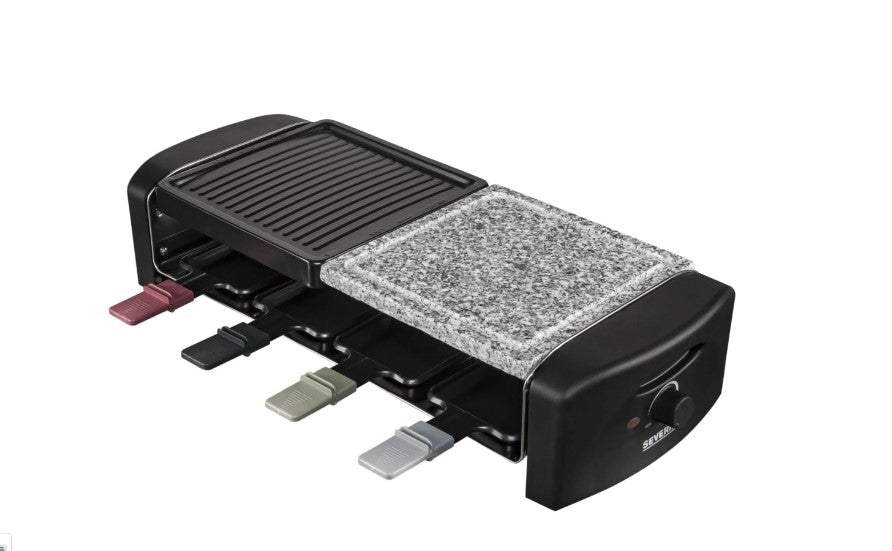 Raclette-Grill SEVERIN RG 9645 avec pierre naturelle