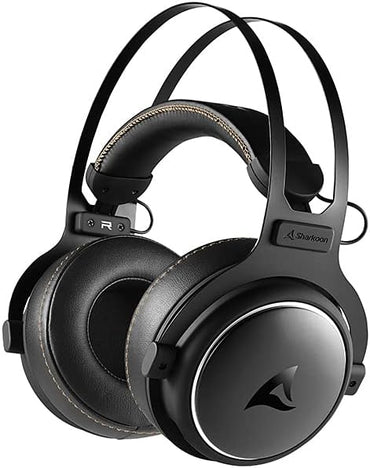 Casque de jeu audio haute résolution Sharkoon Skiller SGH50, noir et blanc