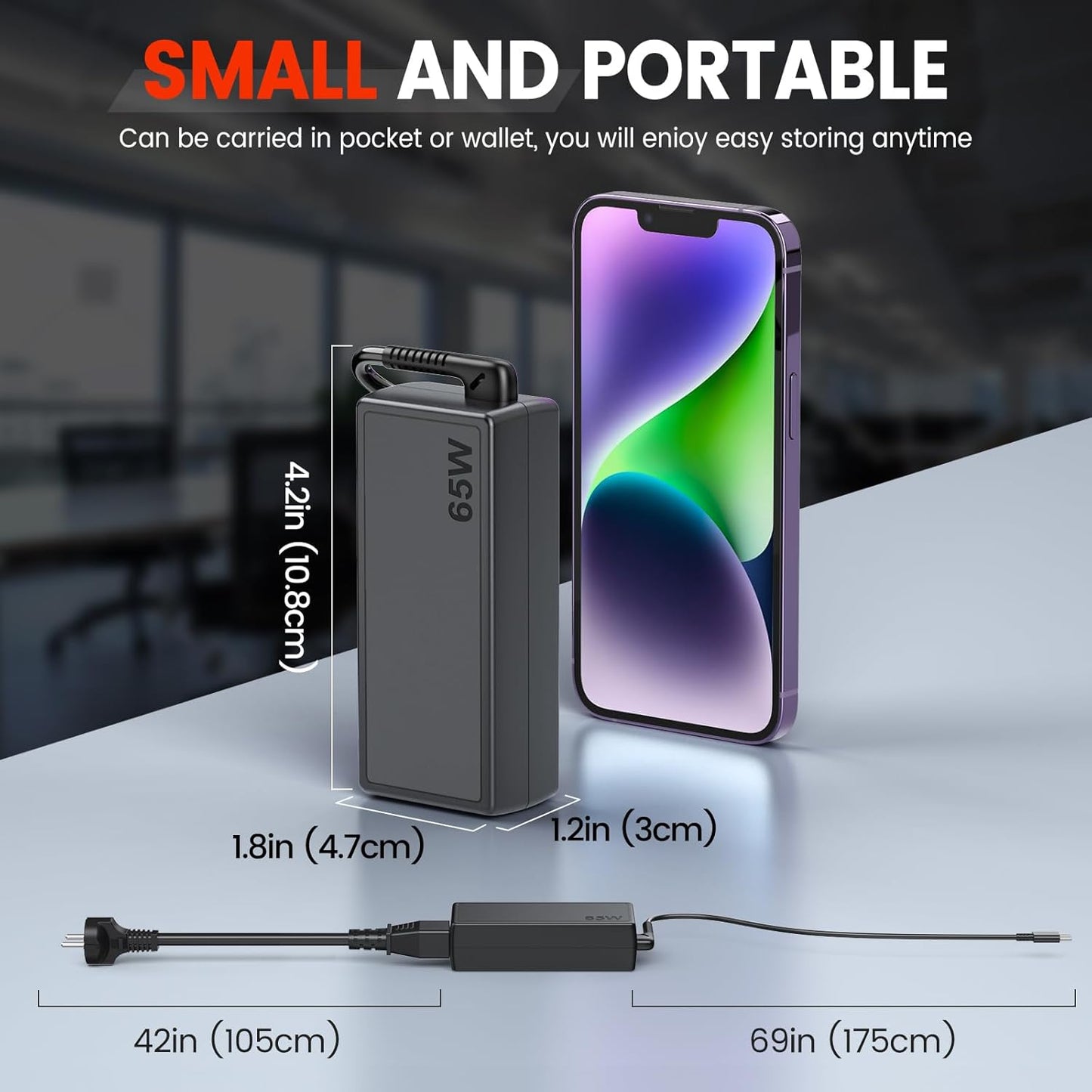 Sheivulo 65 W 45 W USB C Ladegerät für Lenovo ThinkPad Yoga HP Chromebook Netzteil für Dell Latitude