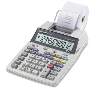SHARP EL-1750V Tischrechner imprimant en gris clair