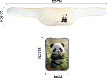 S.I.C Store 500 W elektrische Plüsch-Wärmflasche, abnehmbar und waschbar,