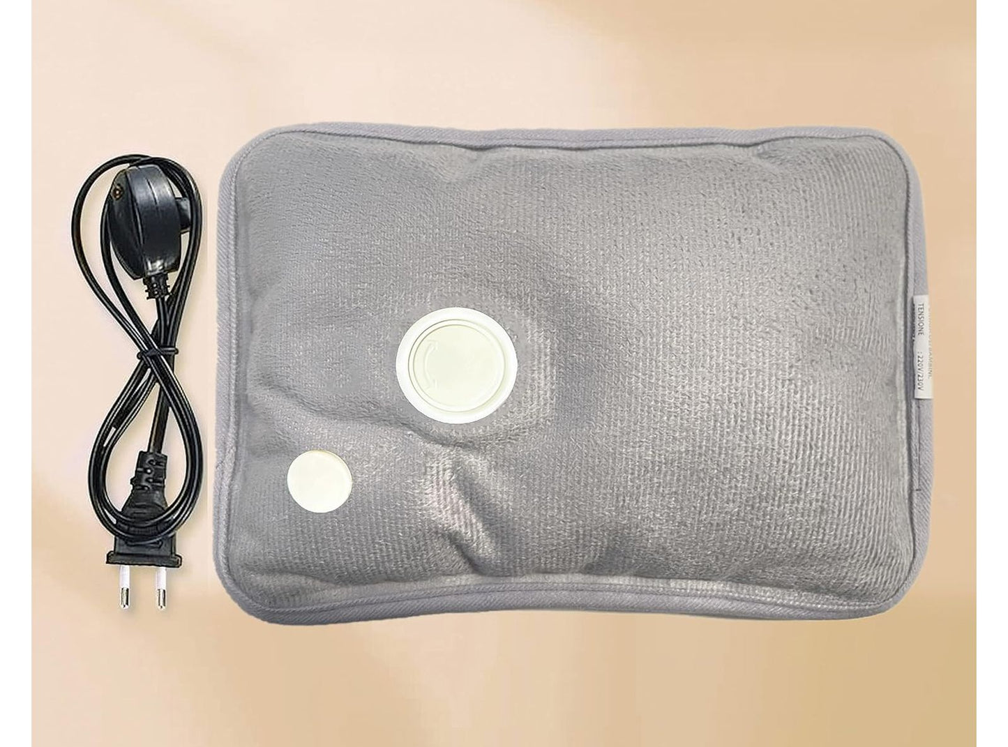 S.I.C Elektrische Wärmflasche mit weichem Plüschfutter; 500 W