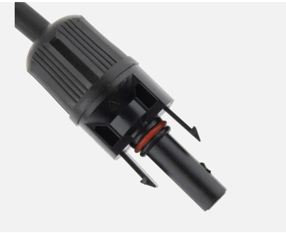 2 Paar x Y-Solarstecker 3-fach Verteilerbuchse für Solarpanel mit Kabel
