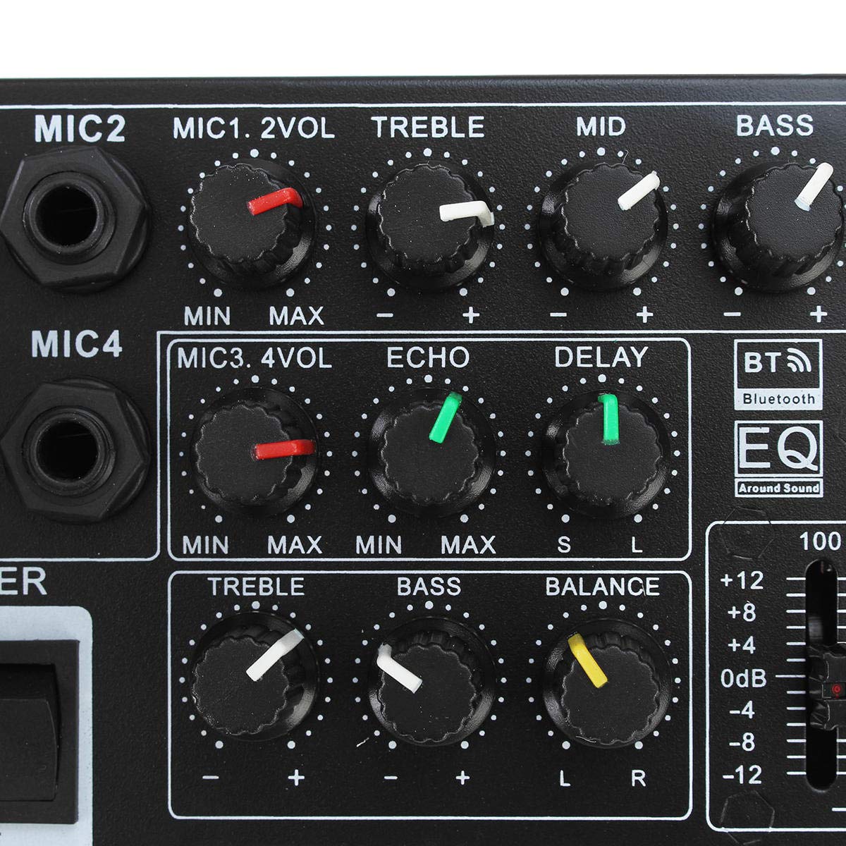 Sunbuck AV-MP326BT Amplifier 220 V 800 W 4 Ohm 2-Kanal-EQ Bluetooth-Stereoverstärker unterstützt USB-Disk-SD-Karte